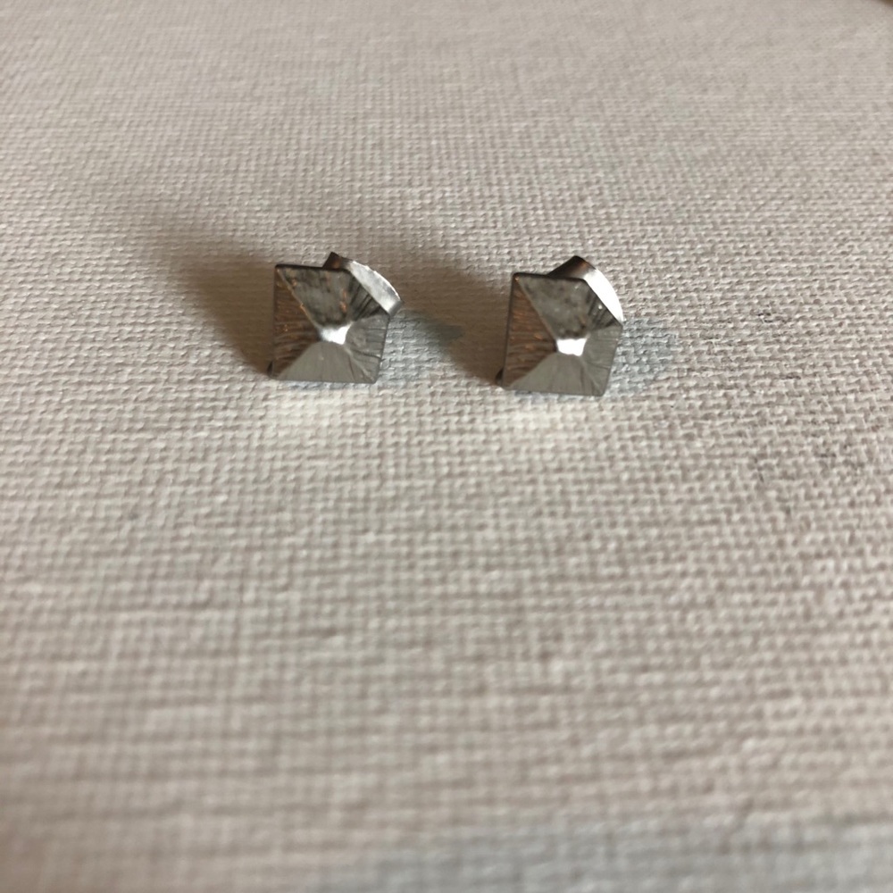 Diamond Studs - Silver